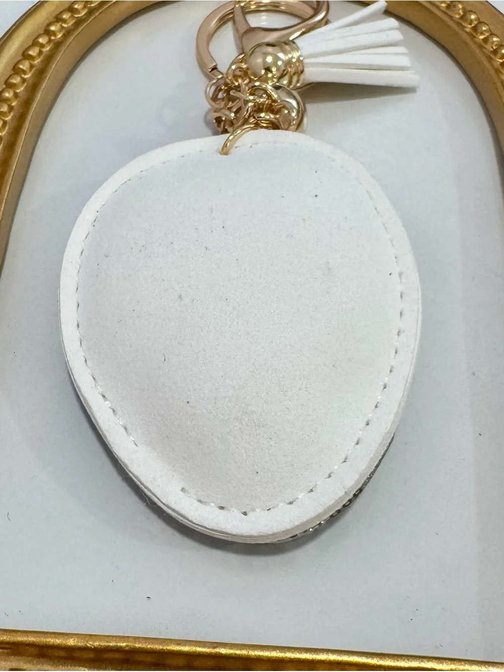 New Crystal Alien Face Keychain